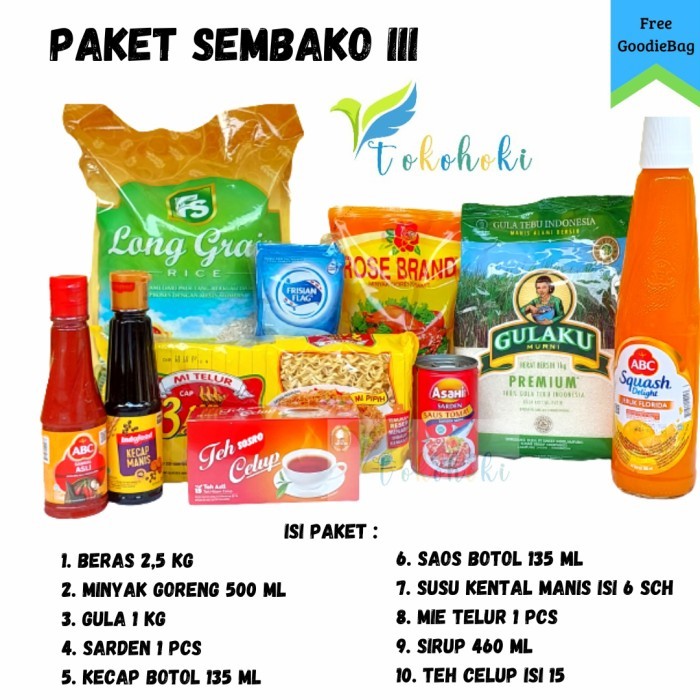 

Paket Sembako Iii