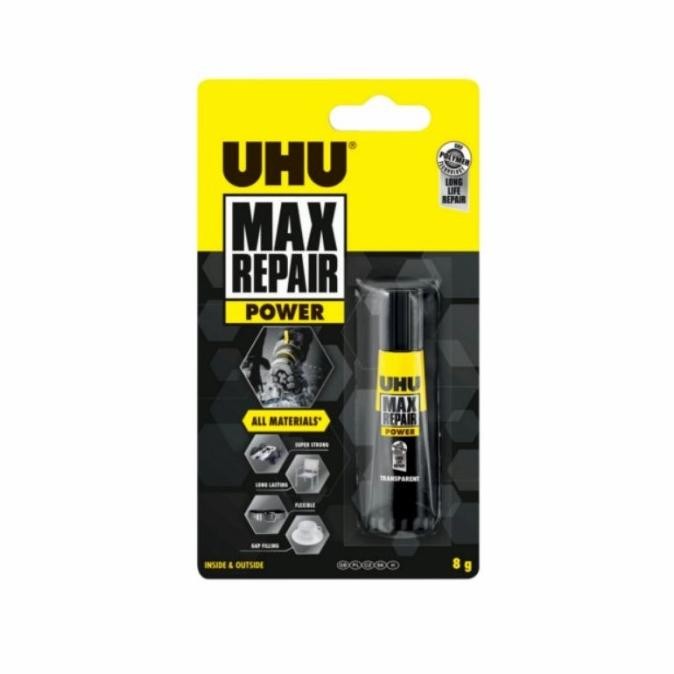 

UHU Max Repair 8 gr / UHU Max Repair 8gr / Lem Sepatu / Lem Besi / Lem