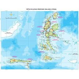 

Peta Maluku Utara ukuran 72 x 102