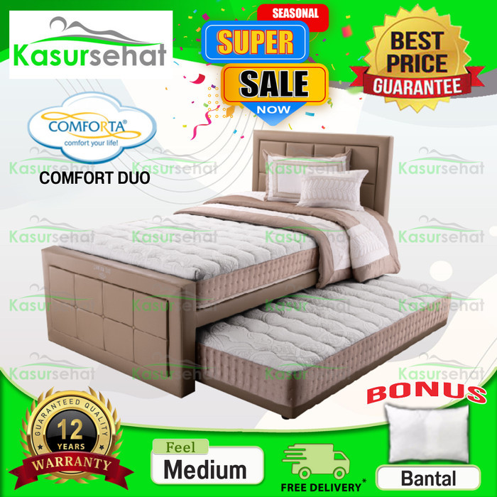 COMFORTA KASUR SORONG COMFORT DUO 3 IN 1 - FULL SET 120X200