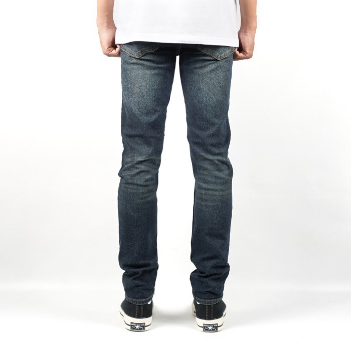 Eastwood Denim Pants Dark Blue Whisker