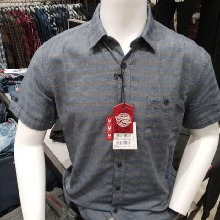 kemeja cardinal jeans ori lengan pendek