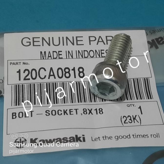 yang dicari@@@@] Baut 8x18 Sambungan Rangka Bawah Kawasaki Ninja 150 RR OLD NEW