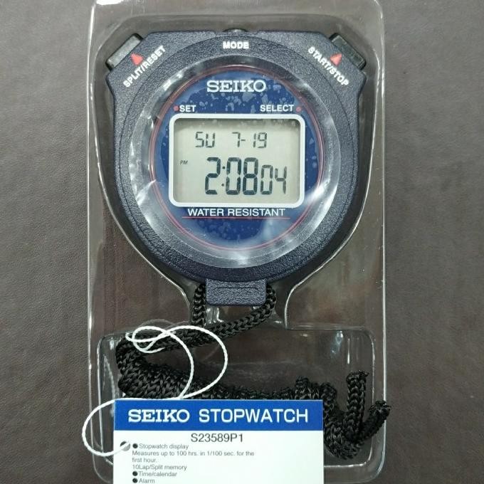 Stopwatch Seiko Original S23589P1 / S23589P / S23589 Garansi 1 Tahun