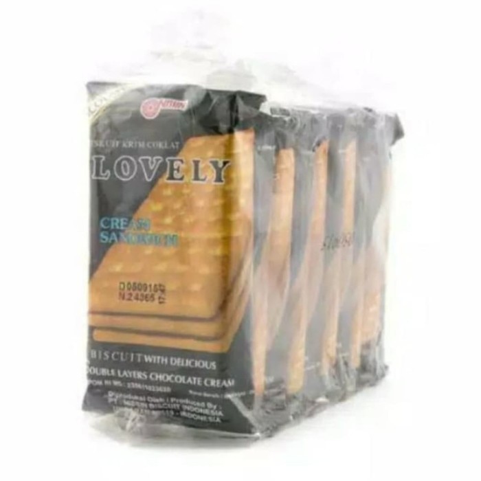 Biscuit Nissin Lovely Cream Sandwich / Biskuit Lovely Nissin 1 Dus