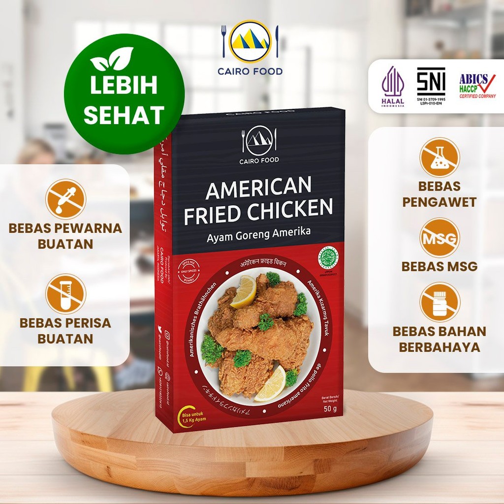

Bumbu Ayam Goreng Amerika Spice Mix Sehat - Cairo Food