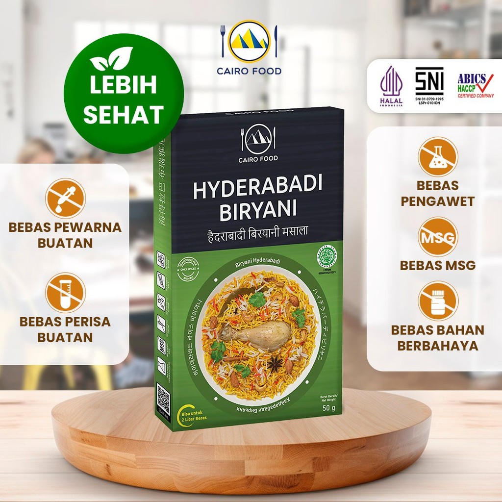 

Bumbu Biryani Hyderabadi Spice Mix Sehat - Cairo Food