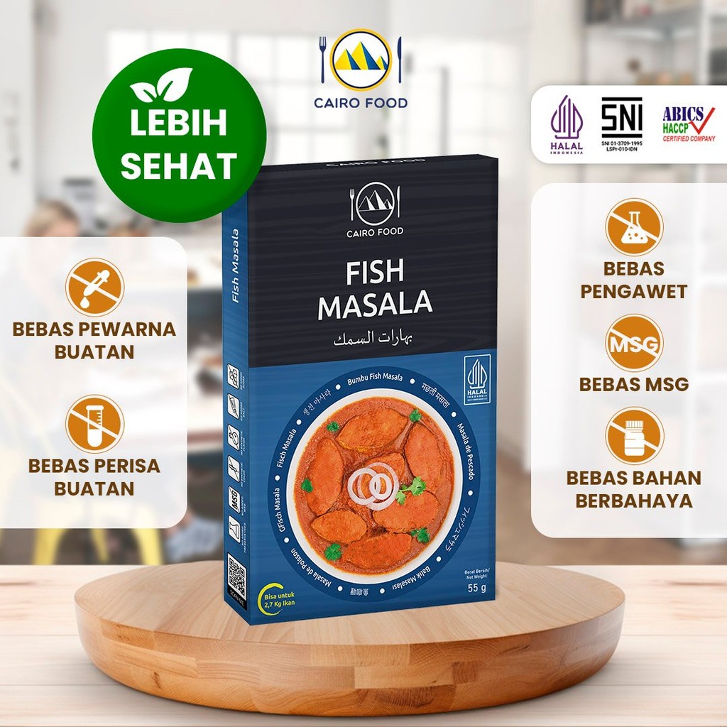 

Bumbu Fish Masala Spice Mix Sehat - Cairo Food