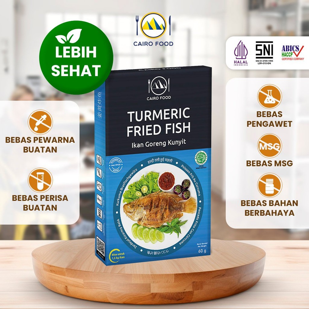 

Bumbu Ikan Goreng Kunyit Spice Mix Sehat - Cairo Food