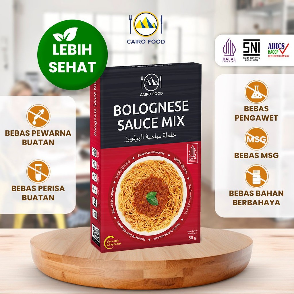 

Bumbu Saus Bolognese Spice Mix Sehat - Cairo Food