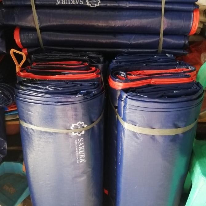 Terpal Plastik A8 Sakura | Ukuran 2x6 Meter Terlaris