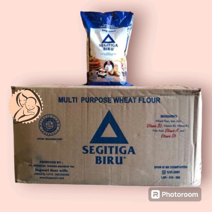 

Tepung Segitiga Biru Premium 1 Karton Dus isi 12 x 1 Kg