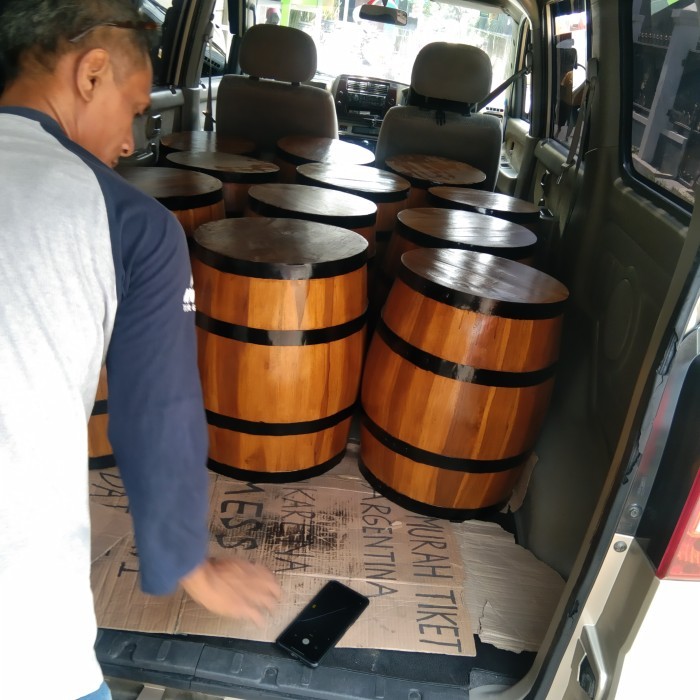 KURSI BARREL / GENTONG KAYU