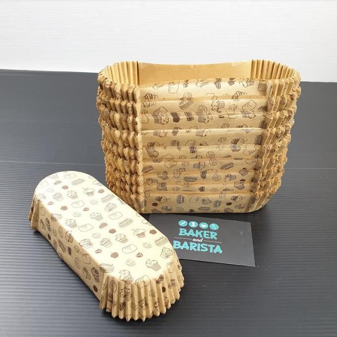 #####] Oval Cup Case BROWN CAKE Paper Cup Case Roti Oval Murah isi 200pcs