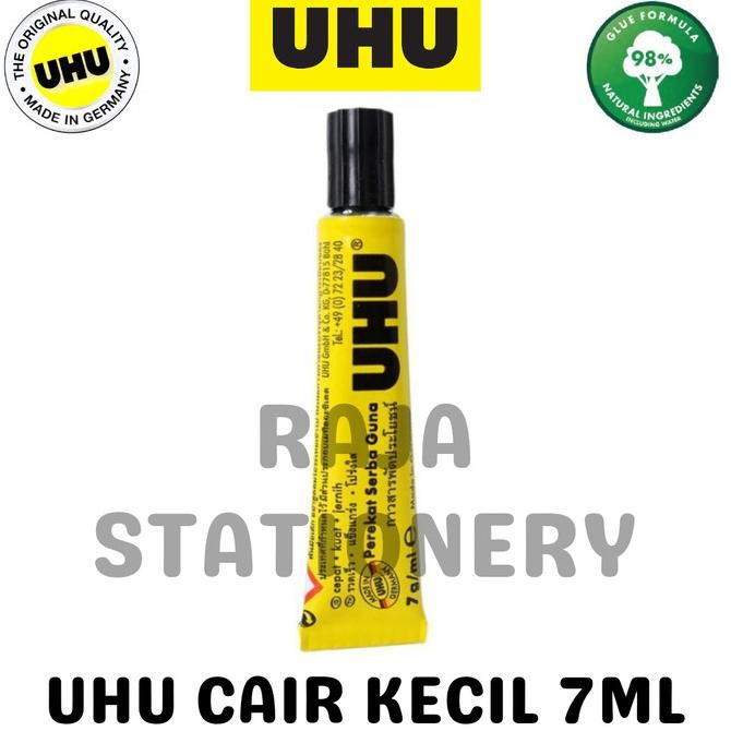 

UHU All Purpose Glue 7ml / Lem UHU Serbaguna Kecil 7ml Cair Kertas
