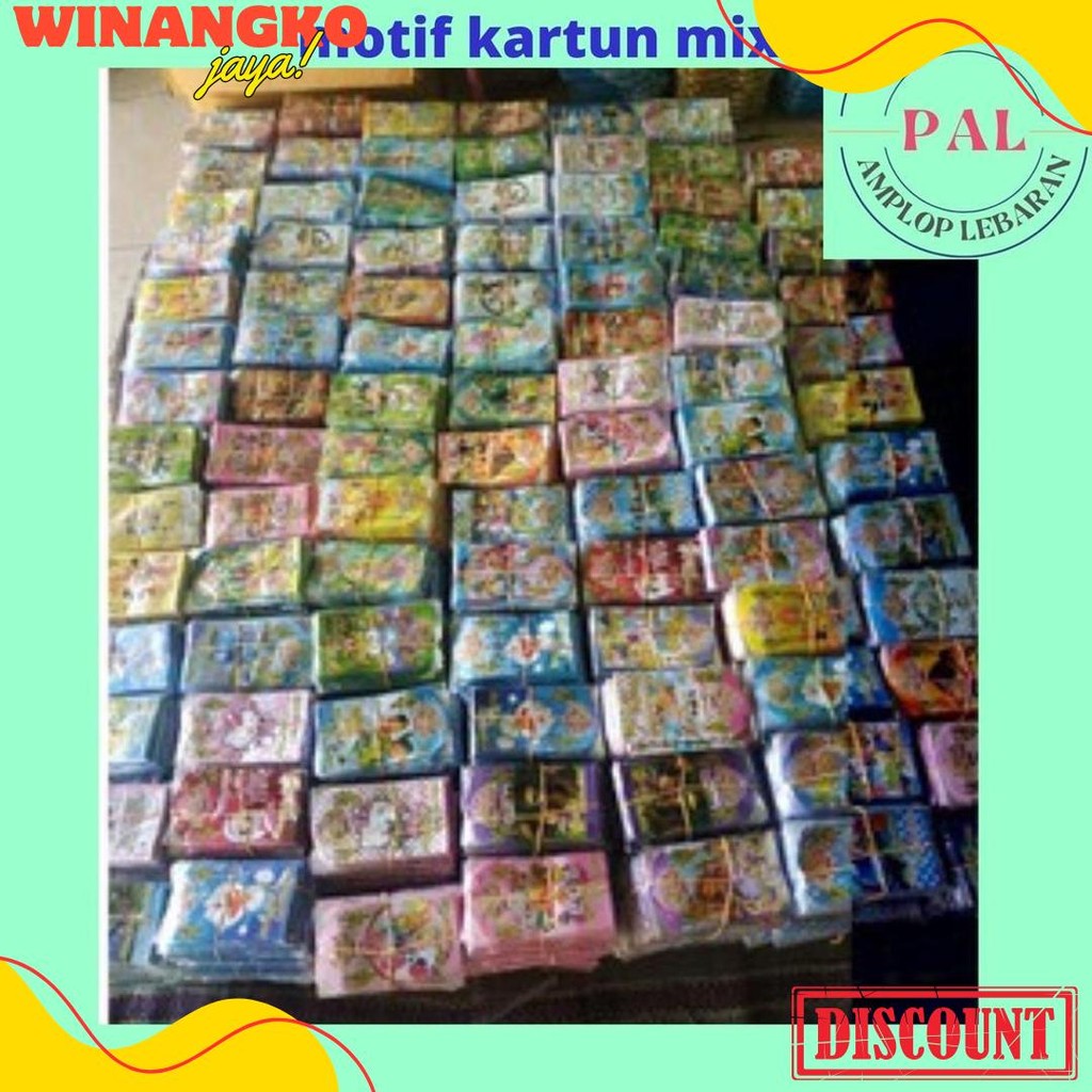 

Amplop Lebaran 400 Pcs [Harga Grosir] Diskon Setengah Harga