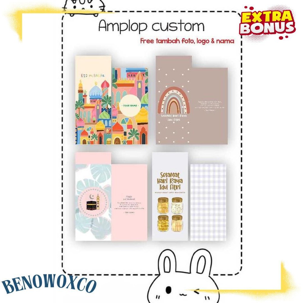 

Amplop Lebaran Custom Tambah Nama Terlaris! Produk Ini Banyak Dicari