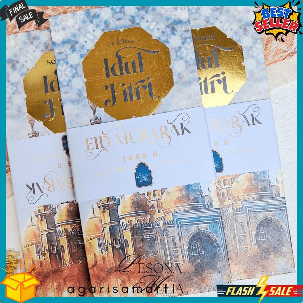 

[Limited] Exclusive Amplop Lebaran Super Mewah Platinum 10 Lembar Emboss Premium Angpau Thr Diskon