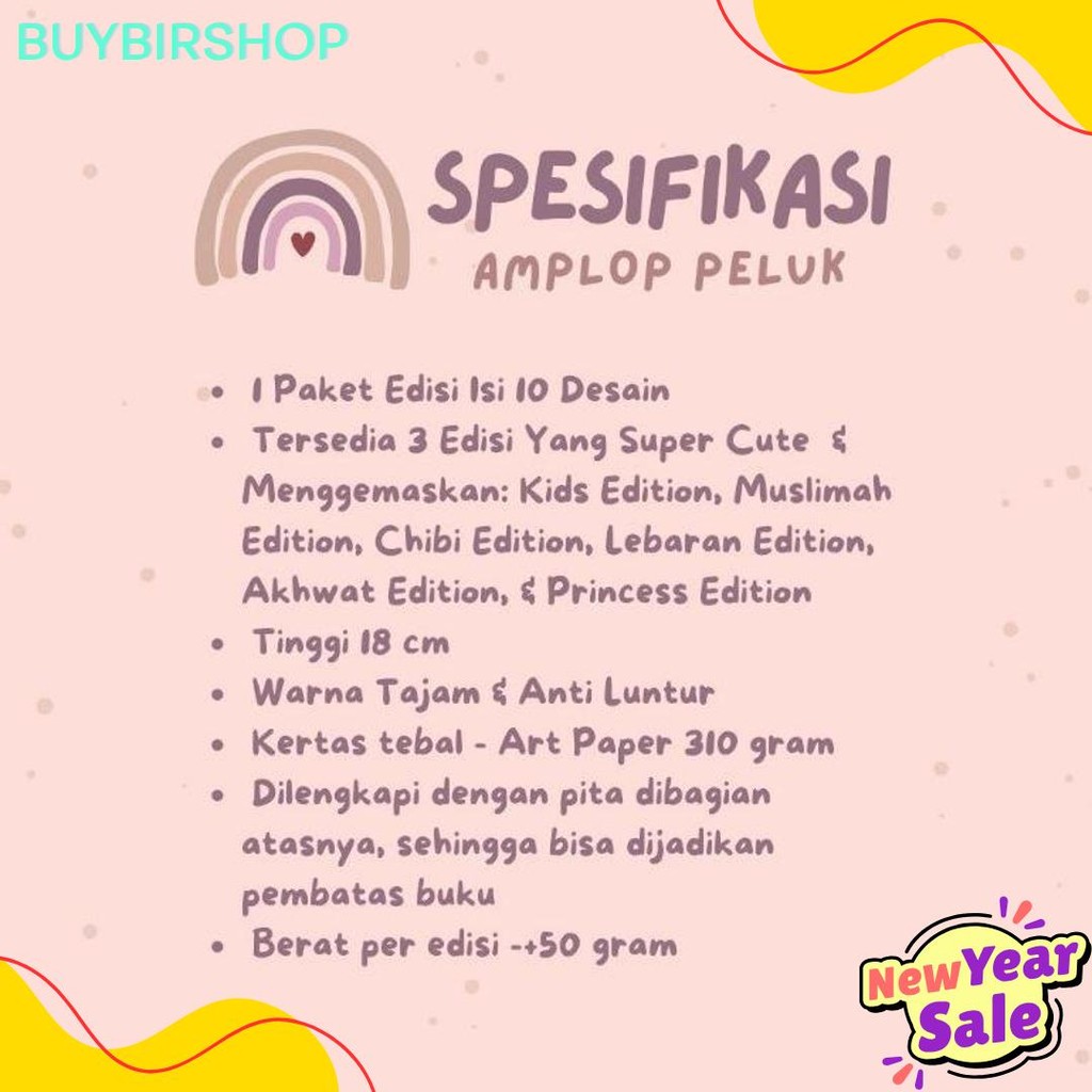 

Amplop Lebaran Peluk Premium Bisa Jadi Pembatas Buku - Isi 10 Diskon Setengah Harga