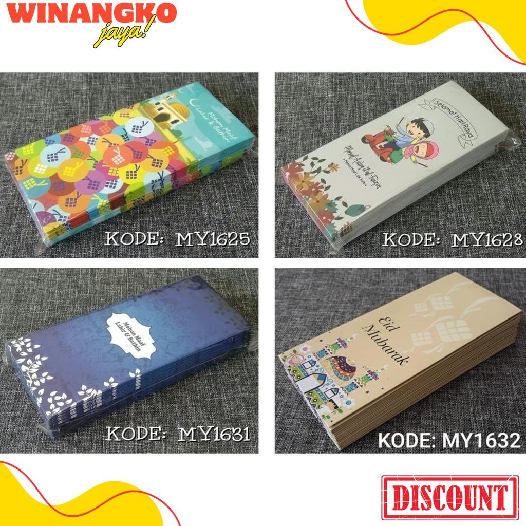 

Amplop Lebaran Exclusive - Angpau Uang Kode My1638 Terlengkap Dan Termurah