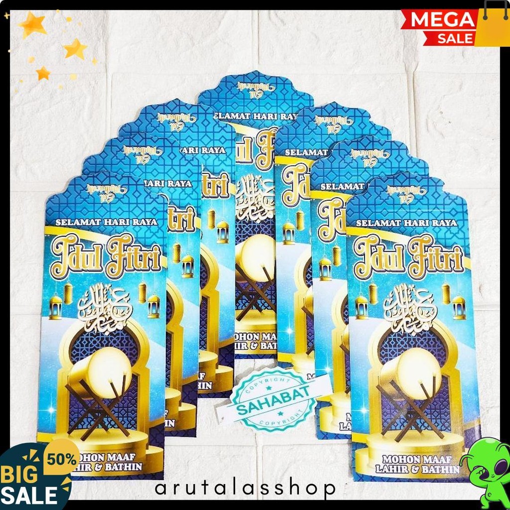 

[ 100 Pcs ] Amplop/Angpau Lebaran Idul Fitri Motif Masjid/Uang Dan Atm Ukuran Panjang Isi 100 Pcs Flash Sale! Diskon Hingga 70%