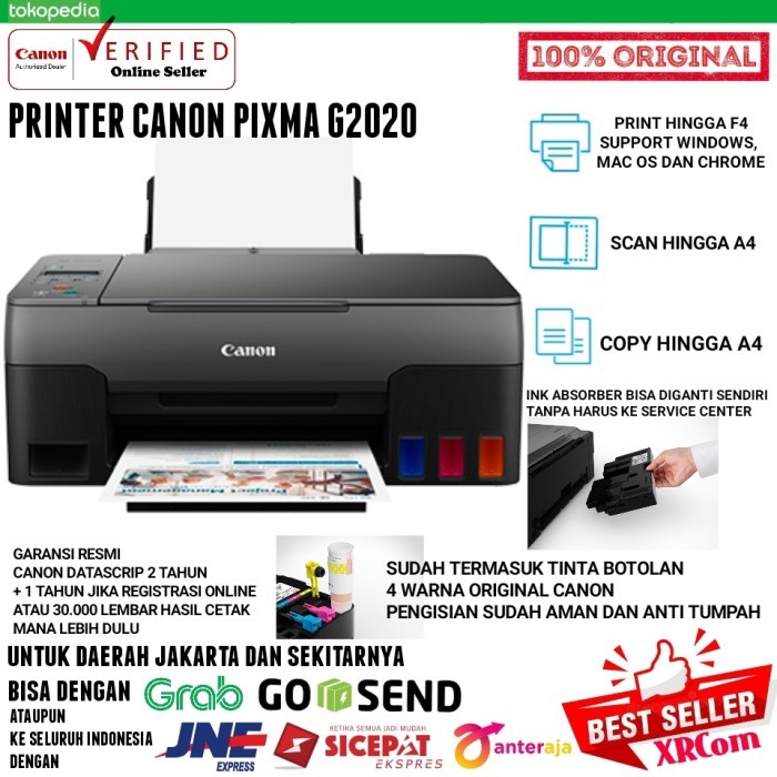 Printer Canon G2020 / Canon Pixma G 2020 terbaru dari G2010