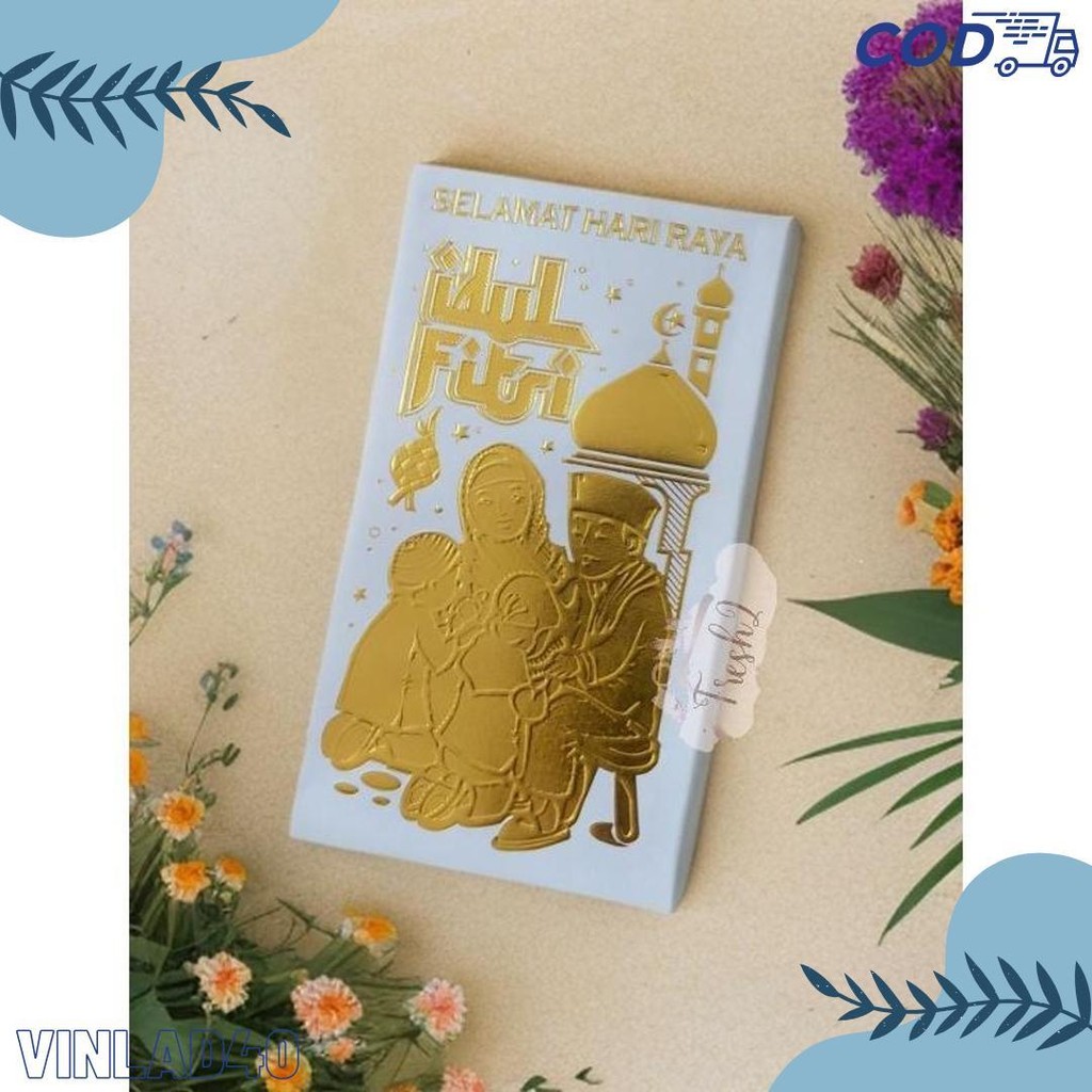 

Angpao Lebaran Hologram Emas / Amplop Idul Fitri Motif Mewah Diskon