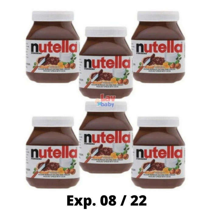 

6pcs - Nutella Spread Selai Coklat 1000gr 1kg