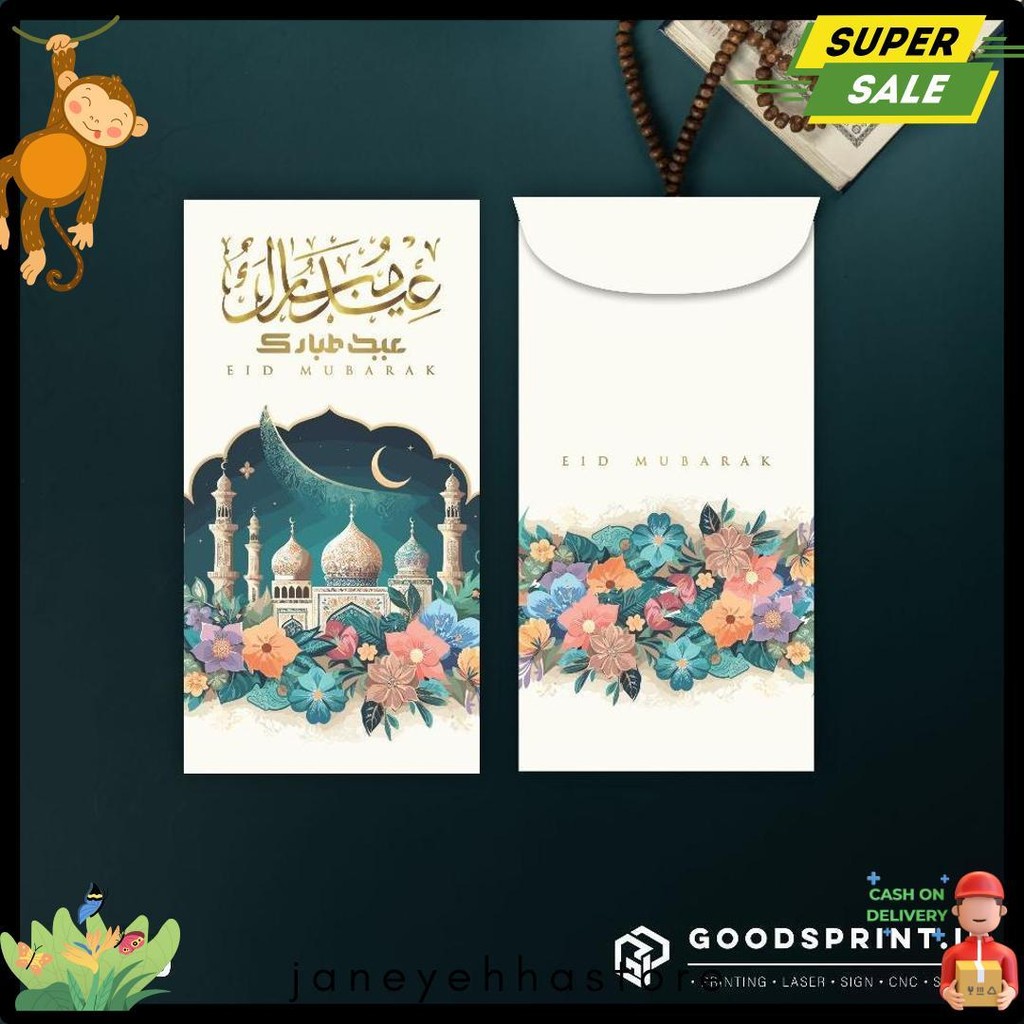 

6 Pcs Amplop Lebaran Angpao Idul Fitri | Angpau Thr Lebaran Custom Nama Terlengkap Dan Termurah