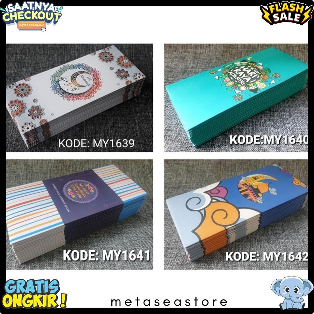 

Amplop Lebaran Exclusive - Angpau Uang Kode My1638 Diskon Setengah Harga