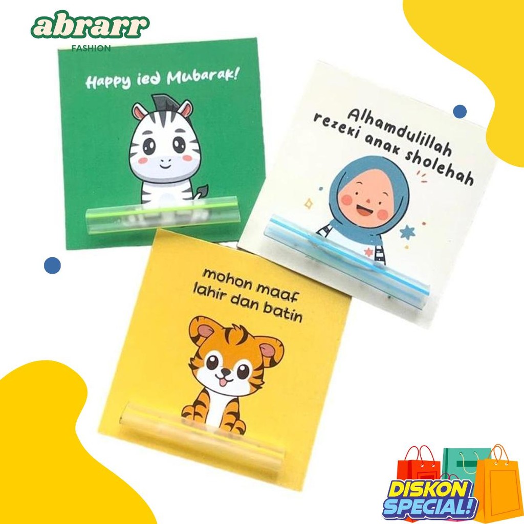 

(100Pcs) Amplop Lebaran Unik Lucu Grosir Uang Diluar Diskon