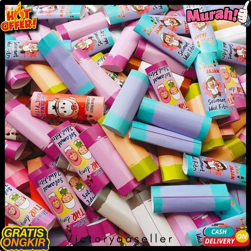 

(100 Pcs) Amplop Lebaran 2025 Unik Bentuk Permen Diskon Setengah Harga