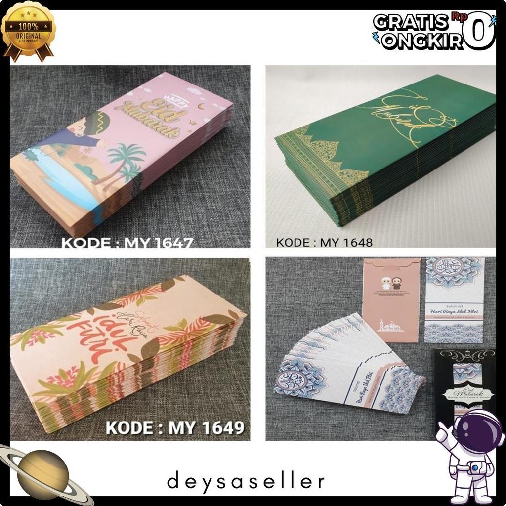 

Amplop Lebaran - Angpao Lebaran Exclusive Code My1646 Diskon Setengah Harga