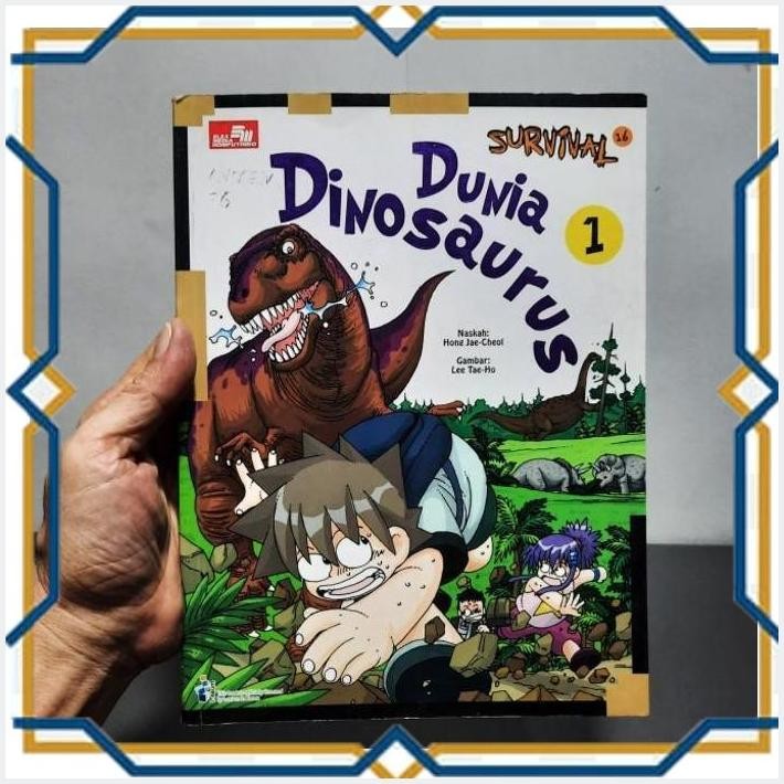 [JOE] BUKU KOMIK DUNIA DINOSAURUS 1 - SURVIVAL 16 - INDONESIAN LANGUAGE *RARE FIND - ORIGINAL*