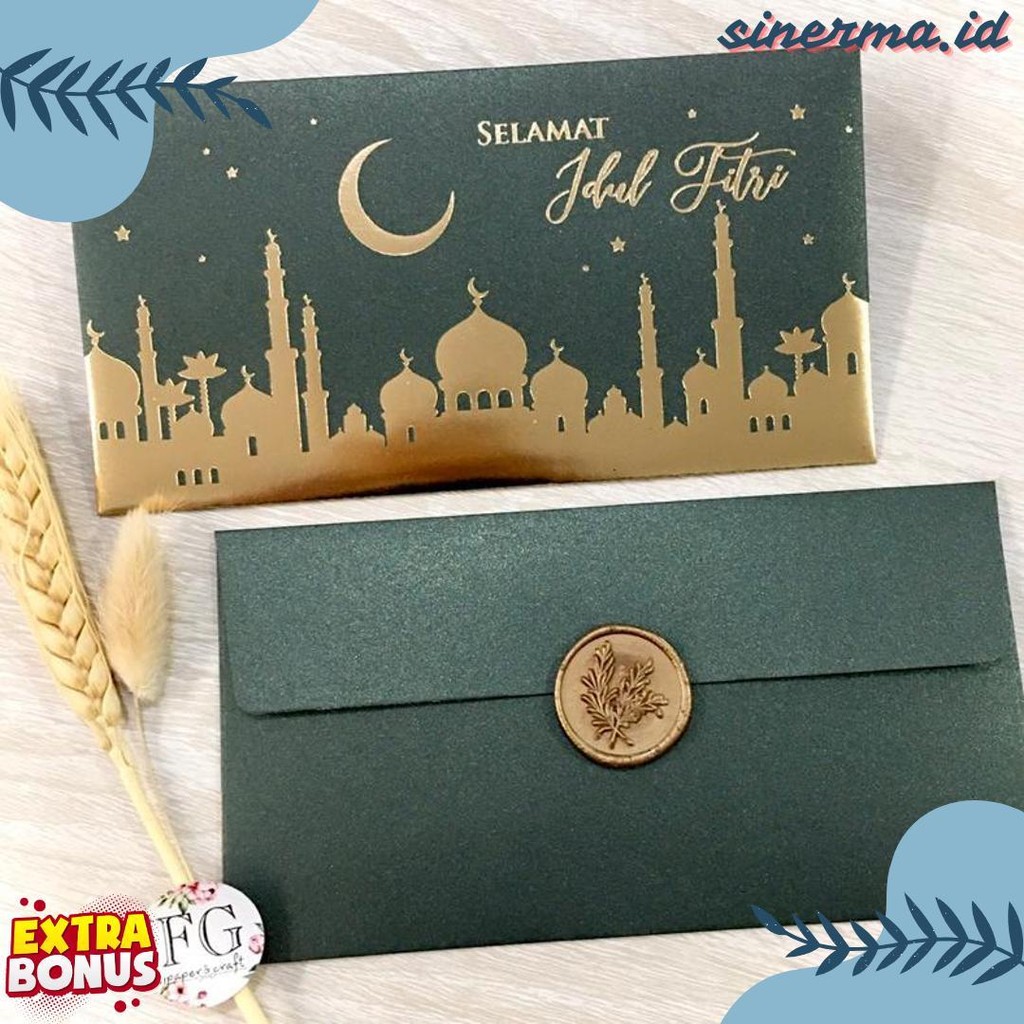 

Amplop Lebaran Idul Fitri Elegant Ramadhan Mosque 5Pcs By Fgpaper Diskon
