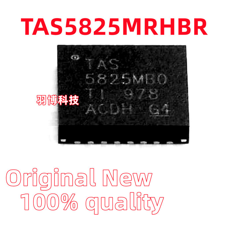 HOT SALE 10Pcs New original TAS5825MRHBR TAS5825M Dual channel 38wx1@8 Ω VQFN-32 (5x5) Audio Power O