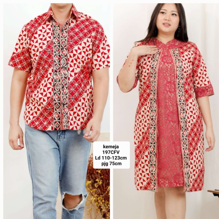 dress batik jumbo/dress batik bigsize/baju imlek/batik couple/brokat