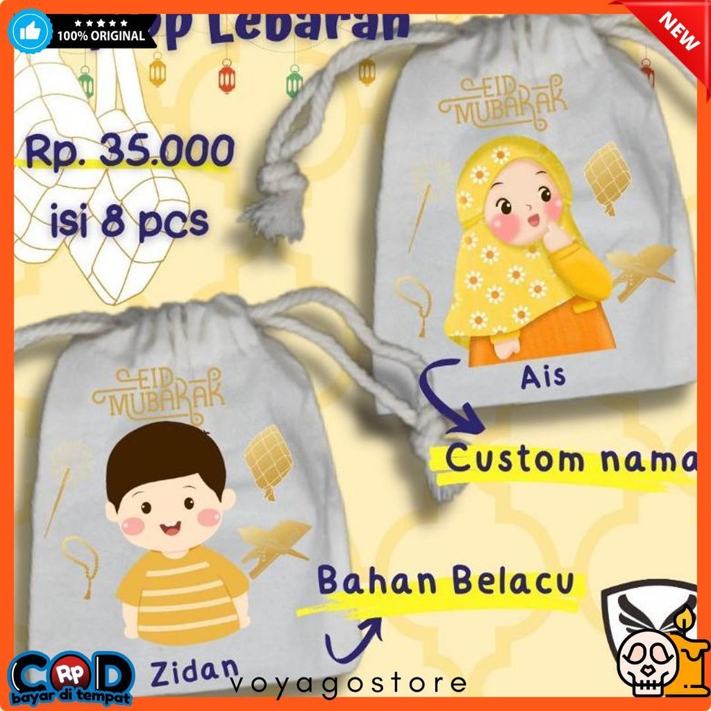 

Pouch Serut Angpao Edisi Lebaran | Amplop Lebaran | Angpau Lebaran | Bisa Input Nama Dan Tulisan Flash Sale! Diskon Hingga 70%