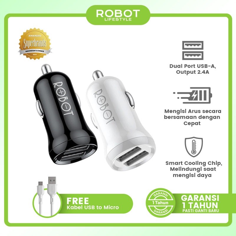 Car Charger Charger Mobil Adapter Charger Mobil Coloan Hp Charger Mobil 2Port Rtc07 Car Charger