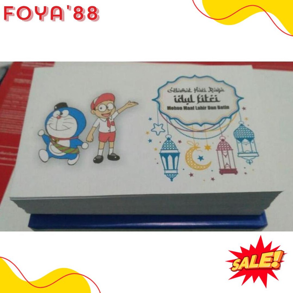 

100 Pcs Amplop Lebaran Custom Terlengkap Dan Termurah