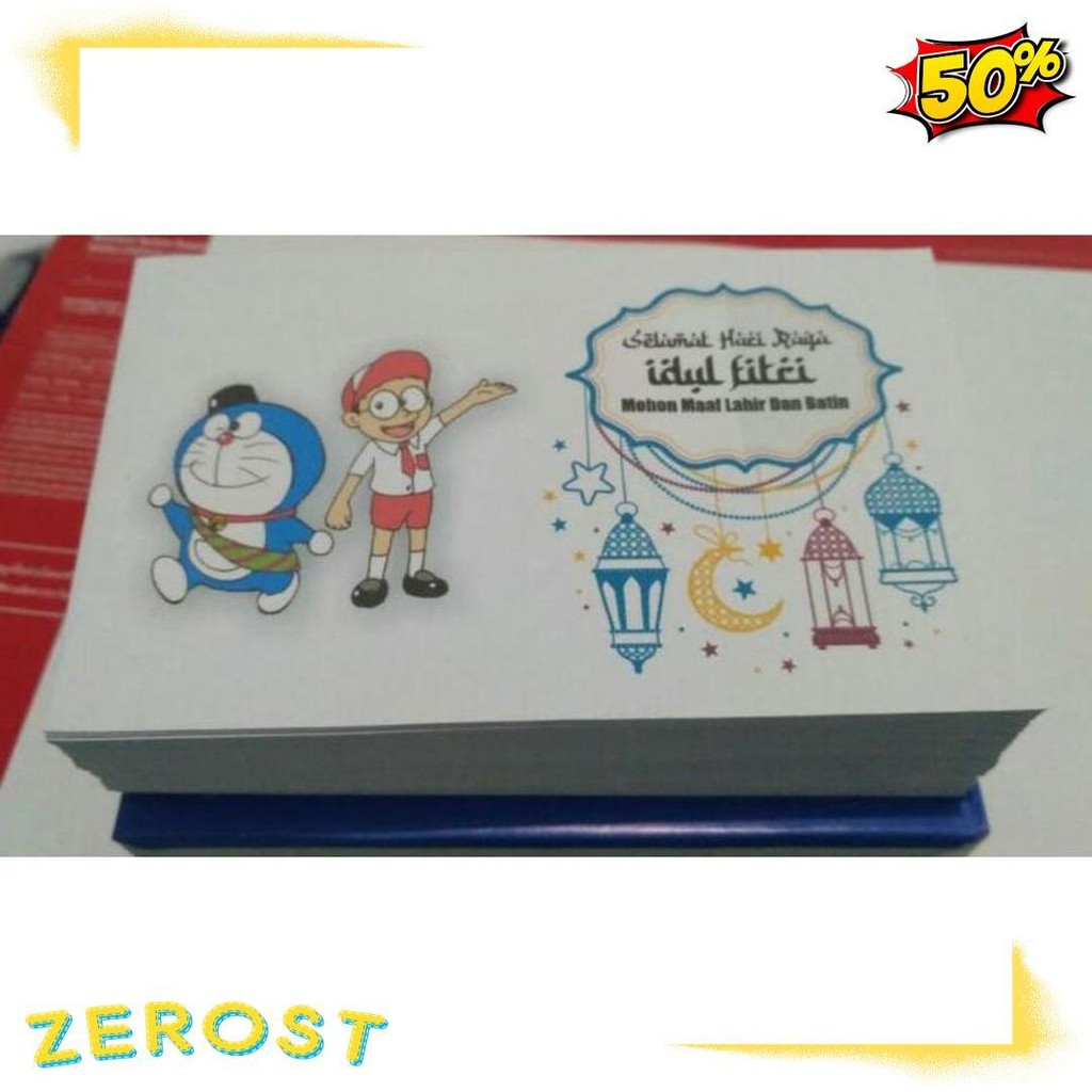 

100 Pcs Amplop Lebaran Custom Diskon Setengah Harga