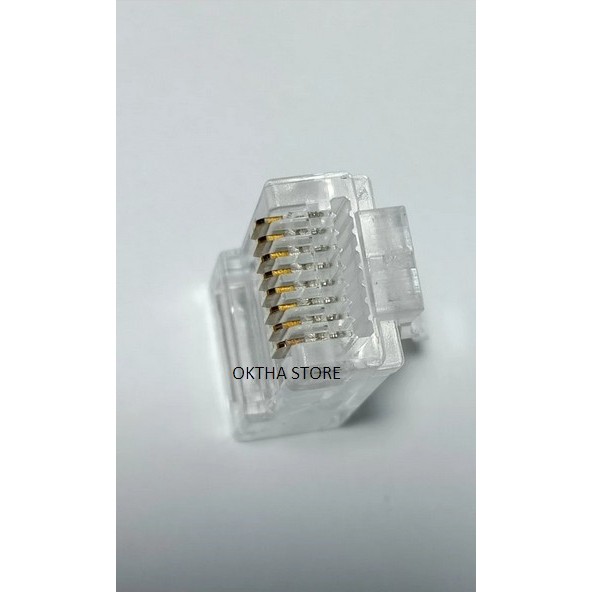 BIG SALE RJ45 CAT5E ANTI GAGAL RJ 45 TEMBUS CAT 5E ECERAN @ 1 BIJI VASCOLINK LO485