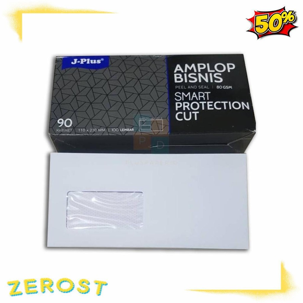 

Jplus - Amplop Putih Jendela Kiri No.90 Biru - Pack Diskon Setengah Harga