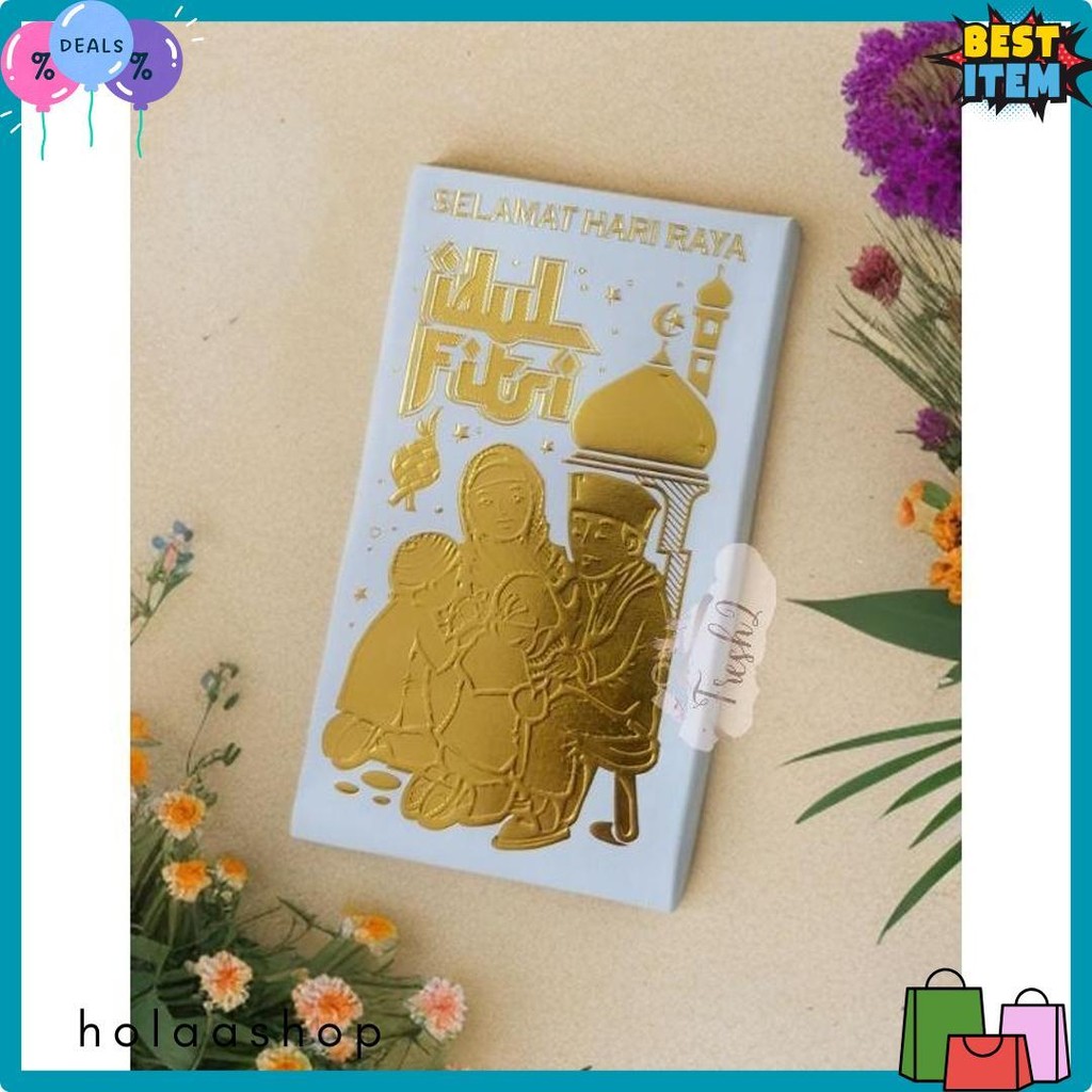 

Angpao Lebaran Hologram Emas / Amplop Idul Fitri Motif Mewah Diskon