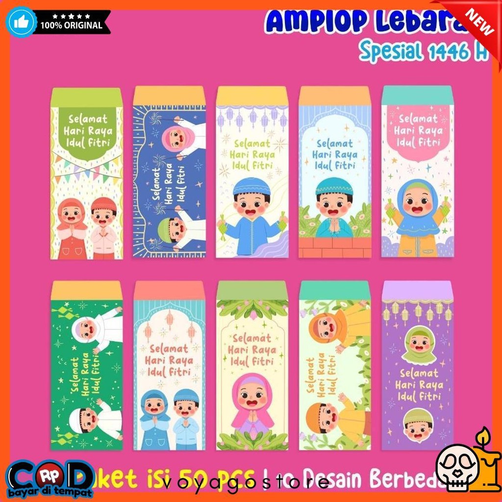 

Amplop Lebaran 2025 - Isi 50Pcs [Pustaka Hulwah] Diskon