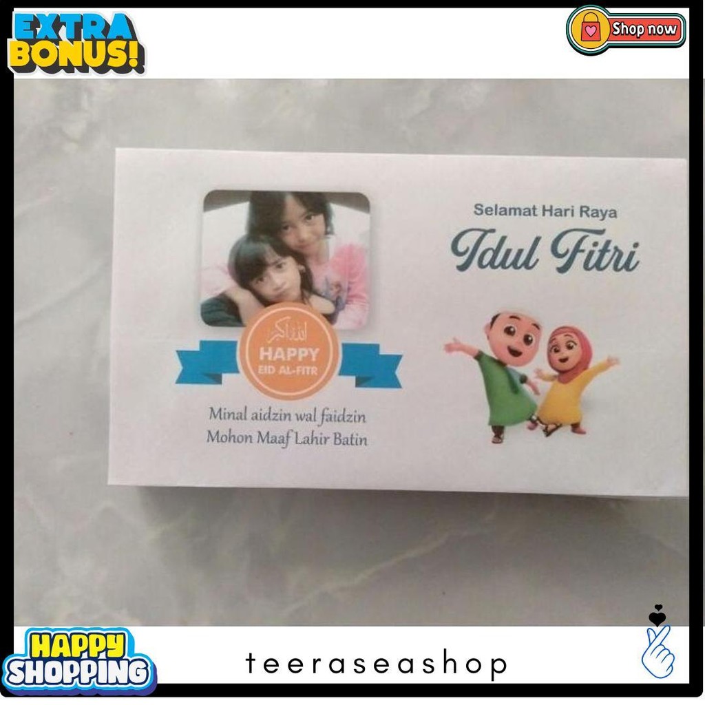 

100 Pcs Amplop Lebaran Custom Diskon Setengah Harga