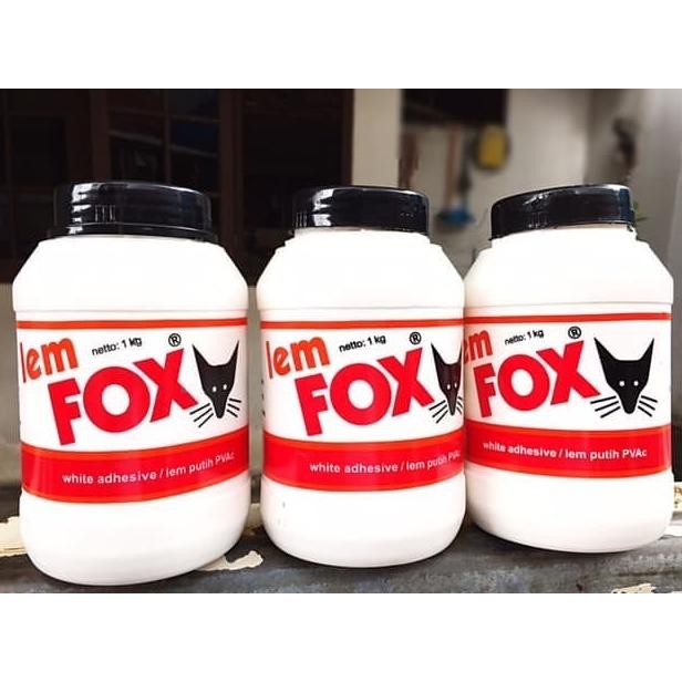 

LEM KAYU 1KG / LEM FOX BOTOL / LEM PUTIH BOTOL / LEM FOX