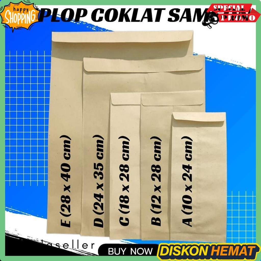 

Amplop Coklat Samson Isi 100 Lembar/ Amplop Coklat (D Dan E) Flash Sale! Diskon Hingga 70%