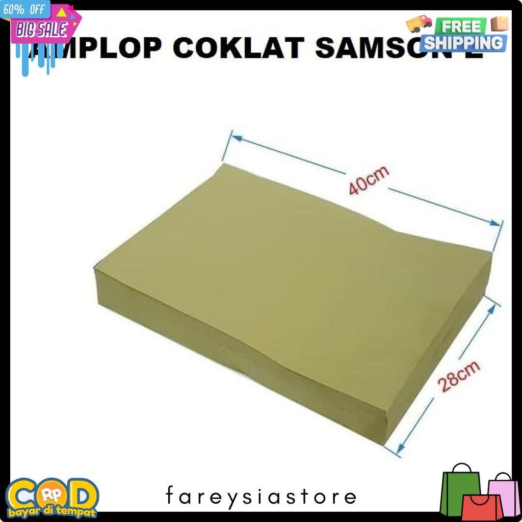 

Amplop Coklat Samson Isi 100 Lembar/ Amplop Coklat (D Dan E) Flash Sale! Diskon Hingga 70%
