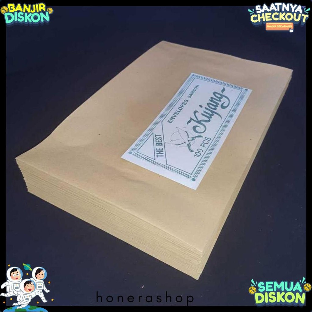 

Amplop Samson D Kujang Coklat Folio Dokumen F4 A4 Besar 24 X 35 Flash Sale! Diskon Hingga 70%